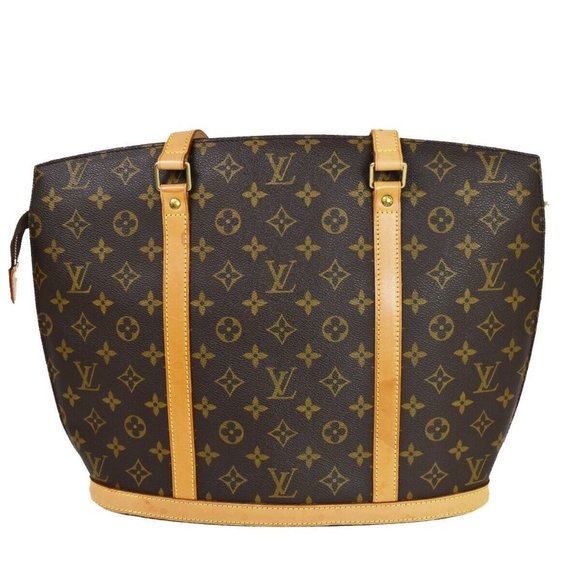 Auth LOUIS VUITTON BABYLONE Shoulder Bag Monogram Leather Brown France - Picture 3 of 16